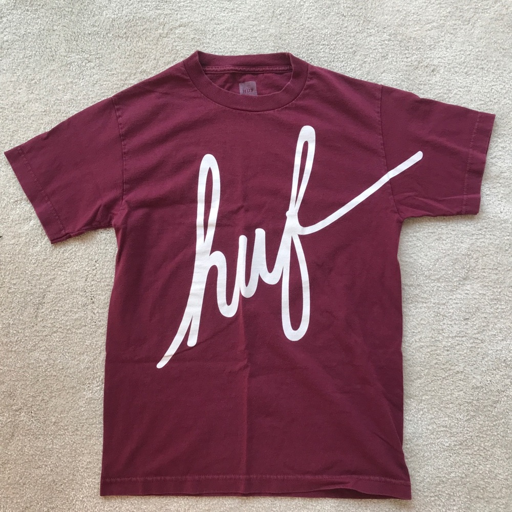 Maroon HUF Tshirt